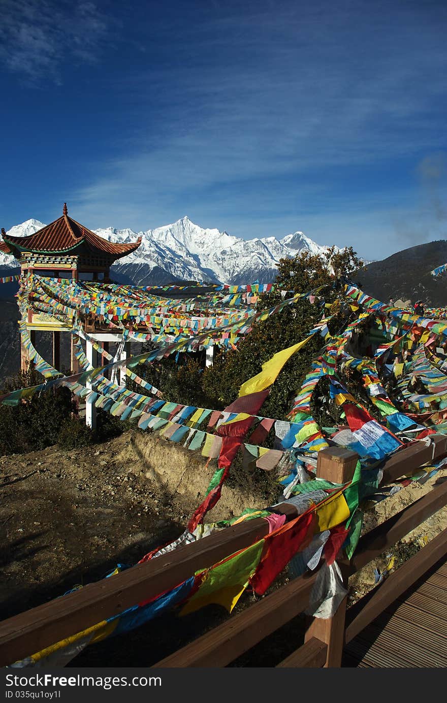 Tibetan banner