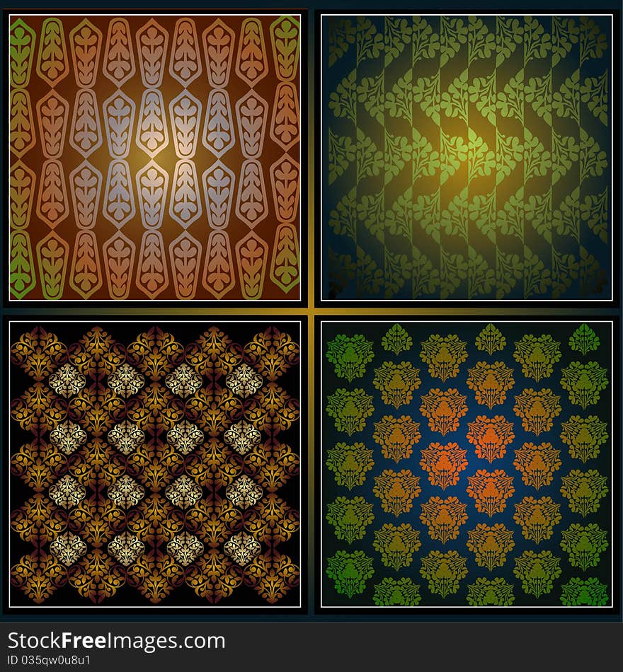 There are four texture background collection