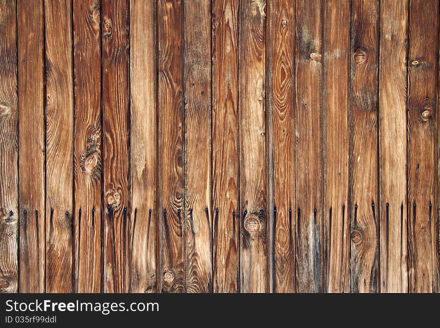 Wooden wall of the old house. Wooden wall of the old house