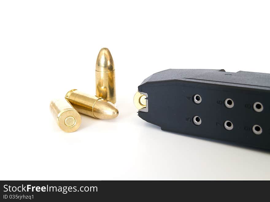 Magazine With 9mm Bullets