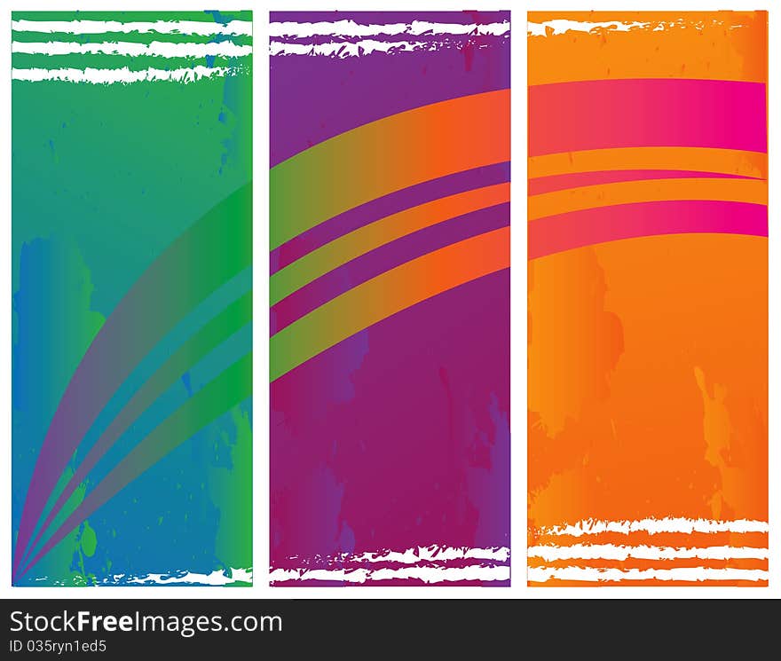 Abstract color banner illustration website homepage banner header