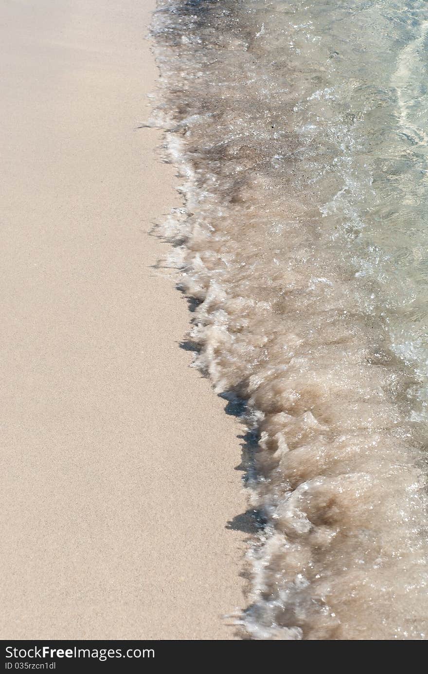 Beach with crystal clear water on the island La Maddalena in Sardinia. Beach with crystal clear water on the island La Maddalena in Sardinia