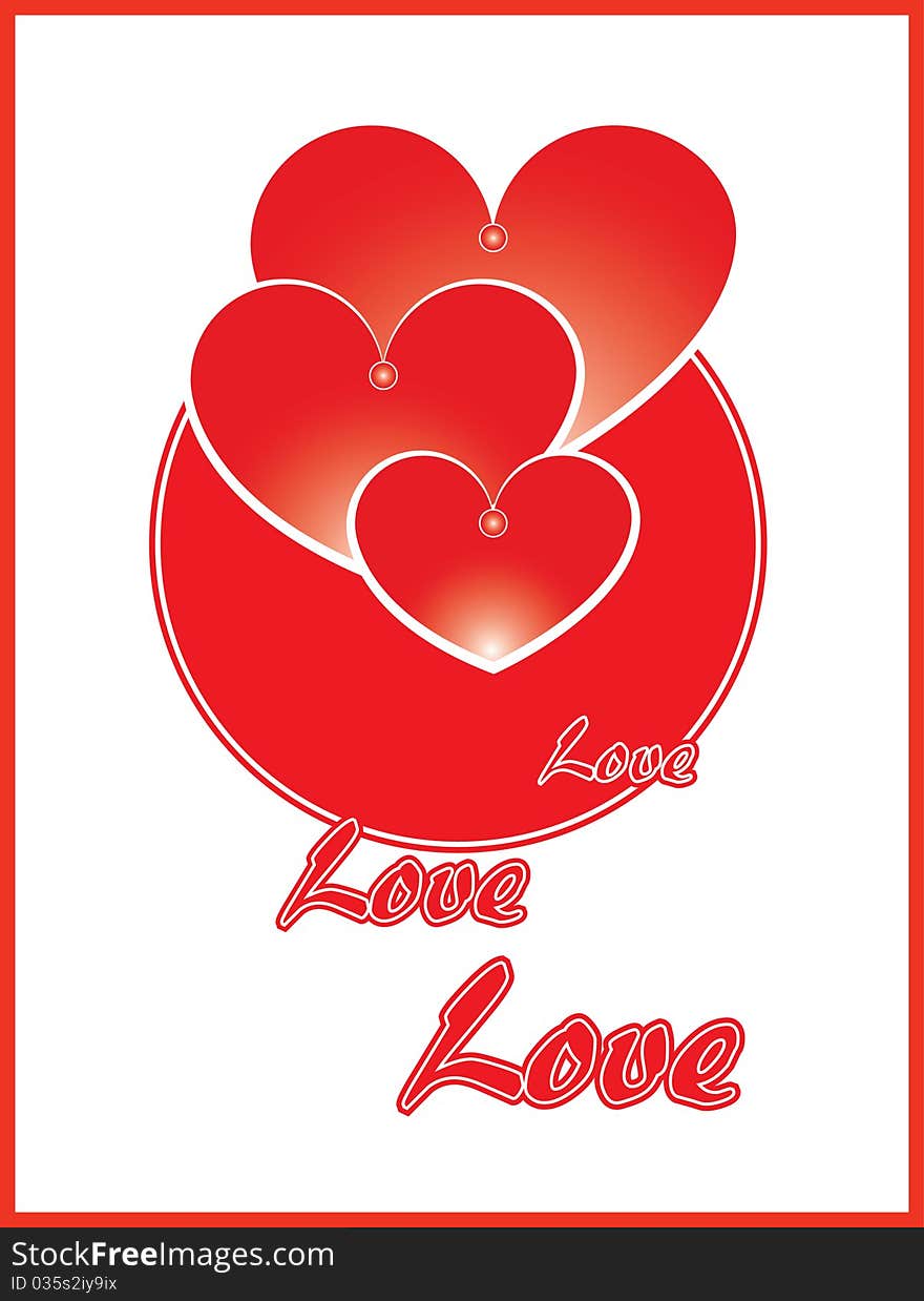 A valentine image that was done in  form using adobe illustrator. A valentine image that was done in  form using adobe illustrator