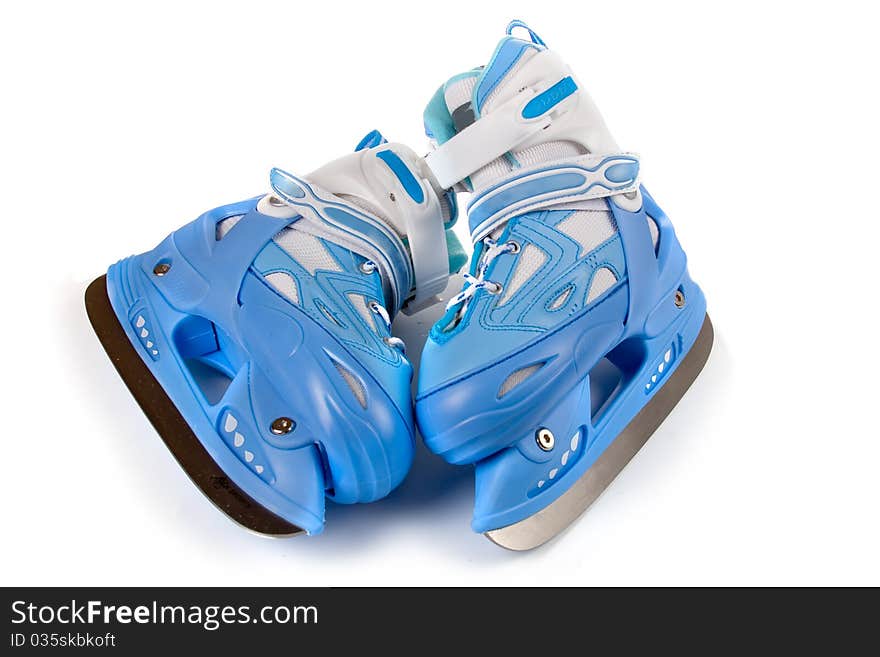 Blue children s  skates