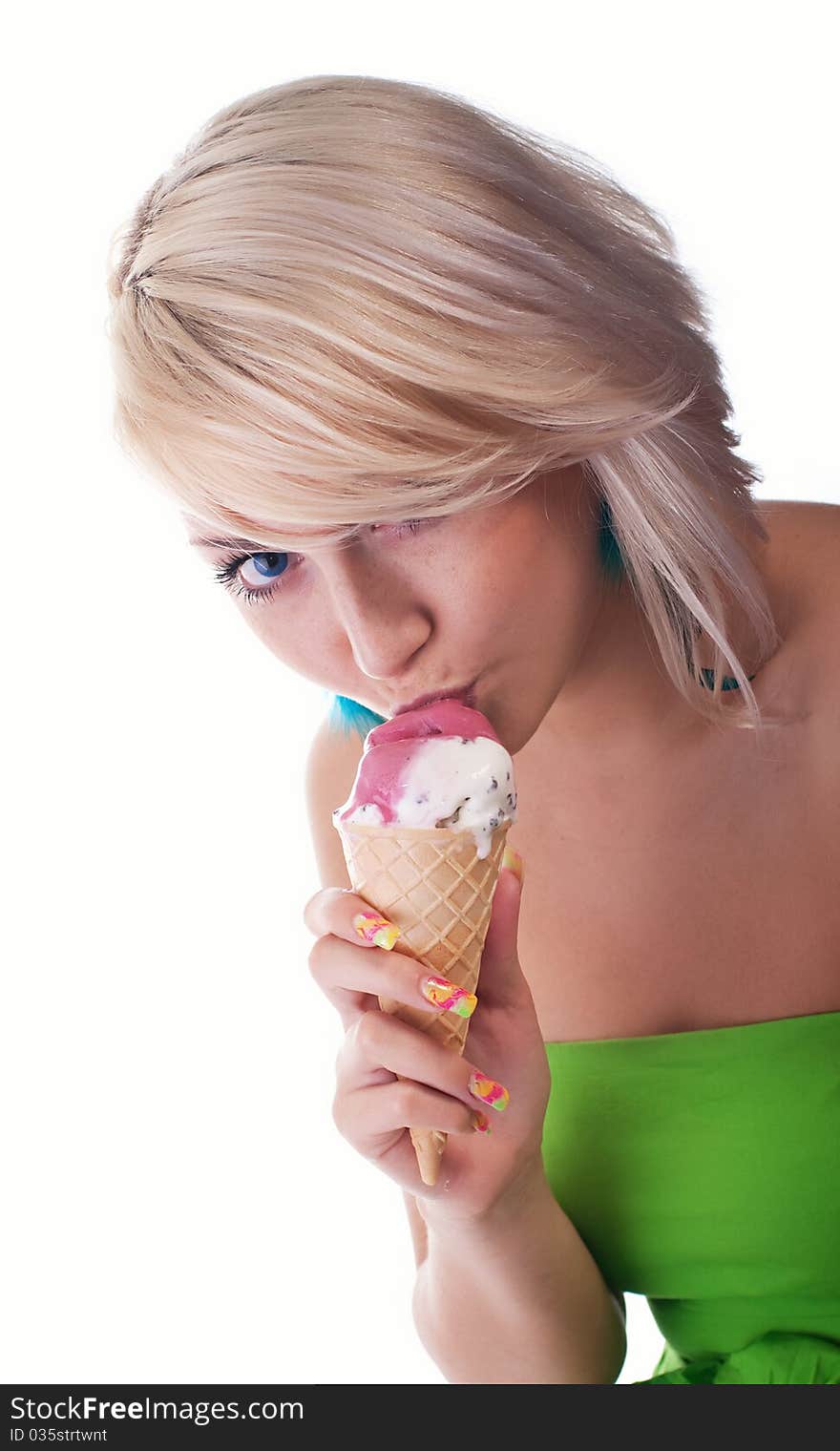 Women with ice-cream