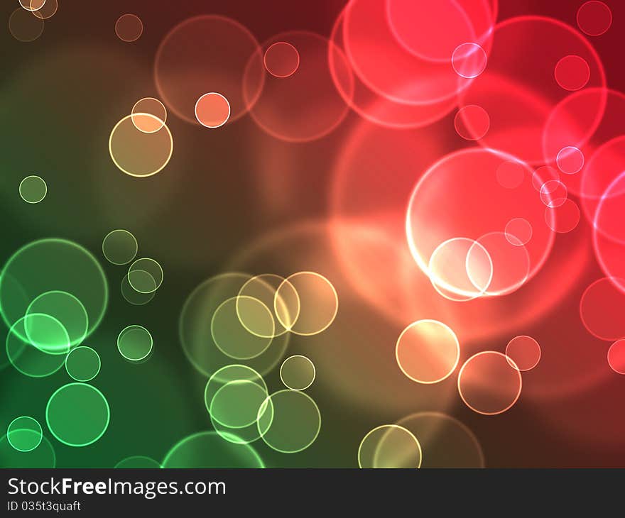 Stylized abstract background with glowing elements, raster illustration. Stylized abstract background with glowing elements, raster illustration.