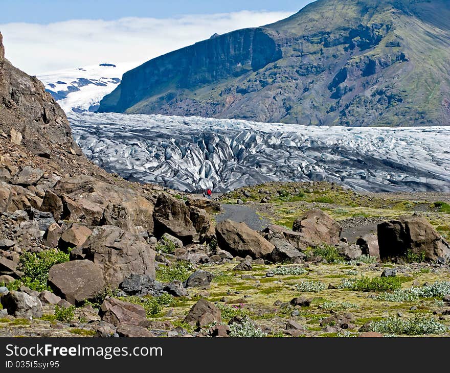 Glacier, Skaftjafell National Park, Iceland