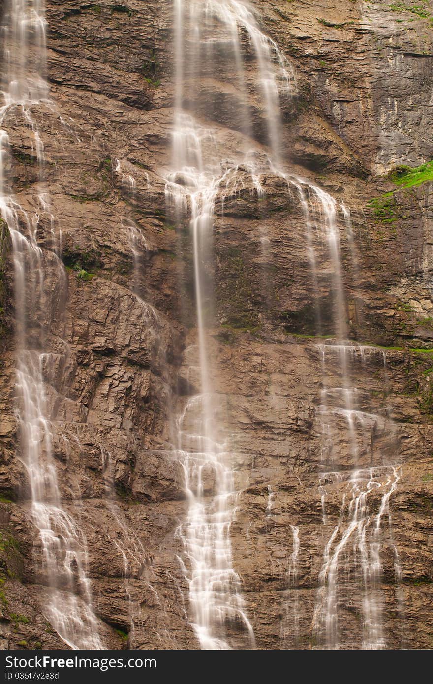 Waterfall near Lauterbrunnen