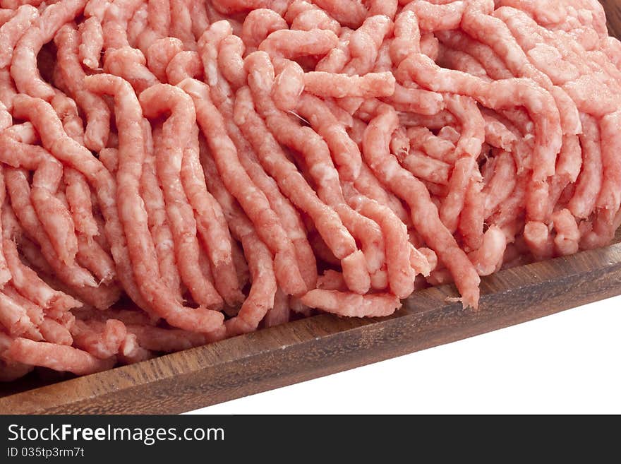 Freshly ground meat for cooking meat delicacies. Freshly ground meat for cooking meat delicacies.