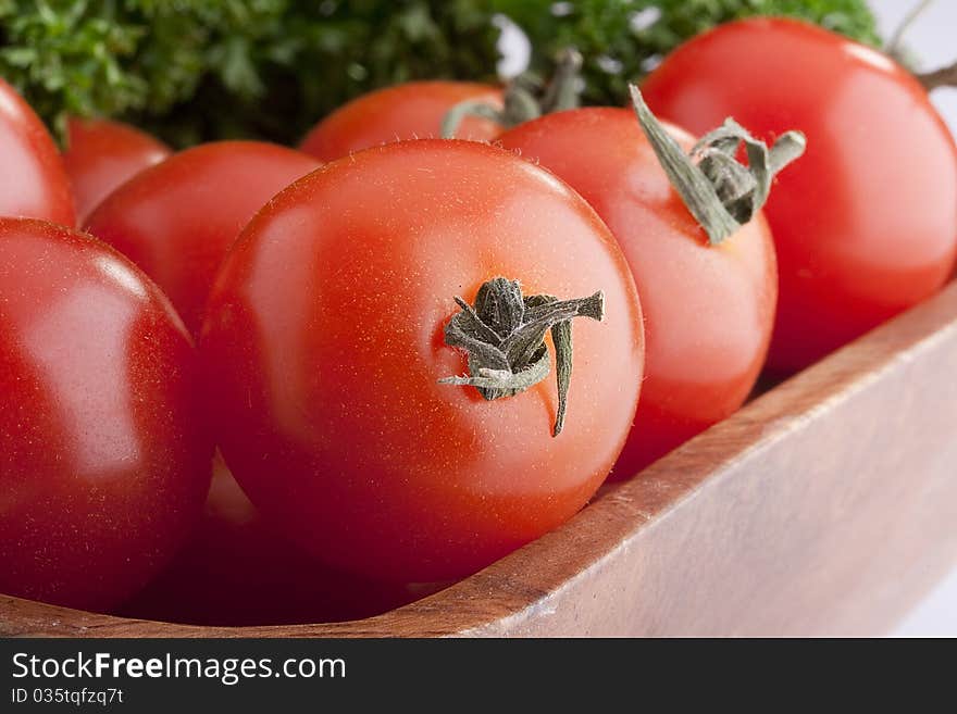 Small red tomatoes