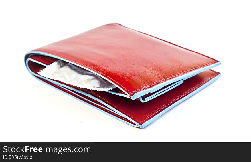 Condom in a red wallet: concepts of prevention and contraception