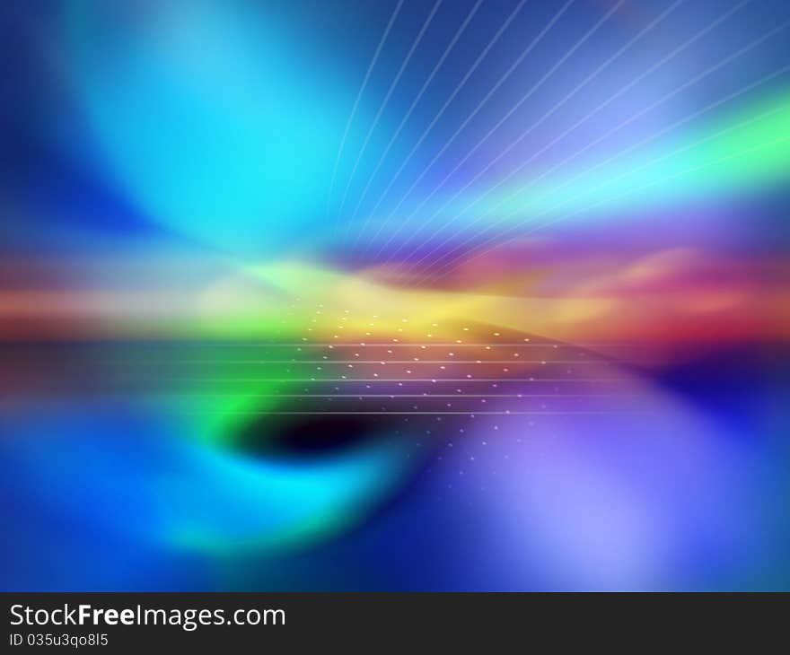 3D light multicolor gradient background. 3D light multicolor gradient background