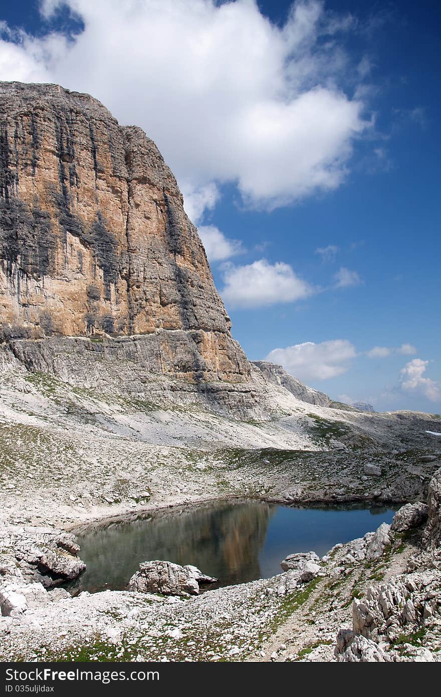 Lake In Alps