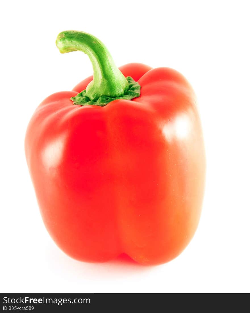 Red Pepper Over White