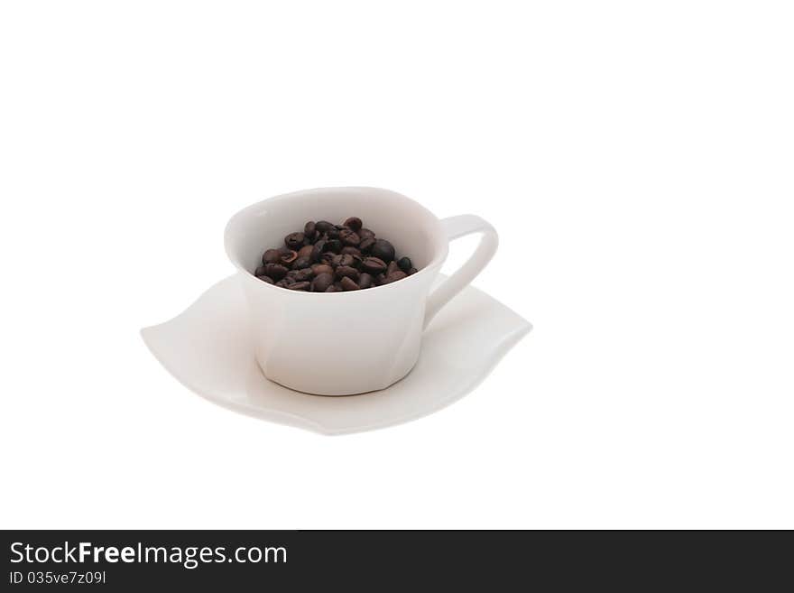 Cup Of Coffe Beans