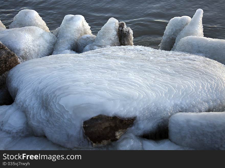 Shore Of Lake Michigan