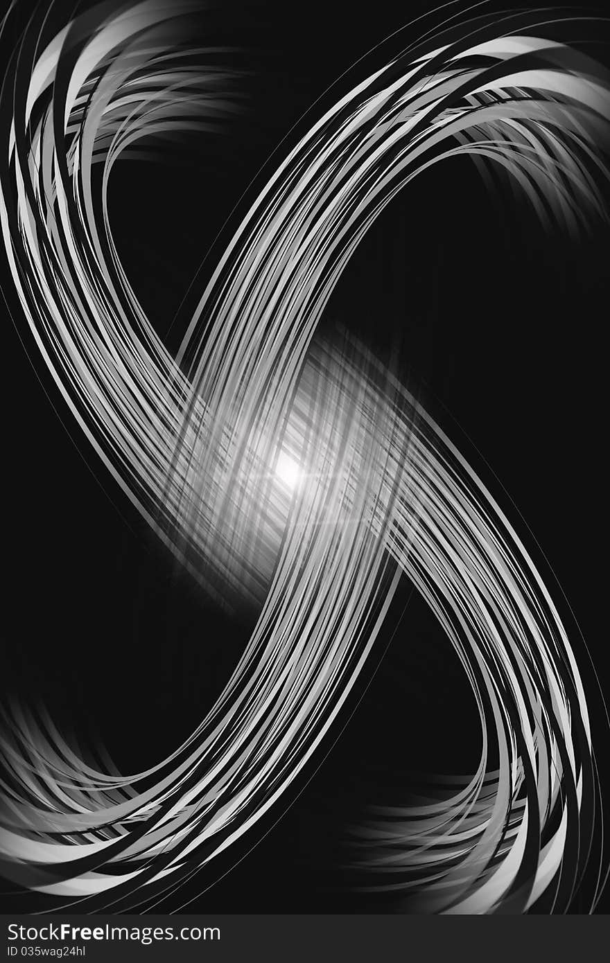 Modern abstract background of black and white