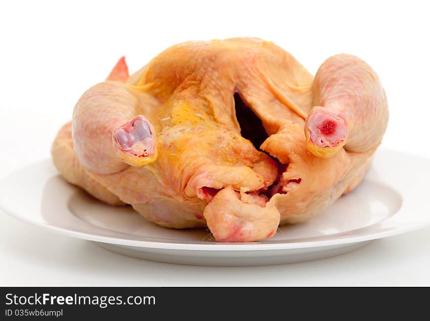 Raw chicken