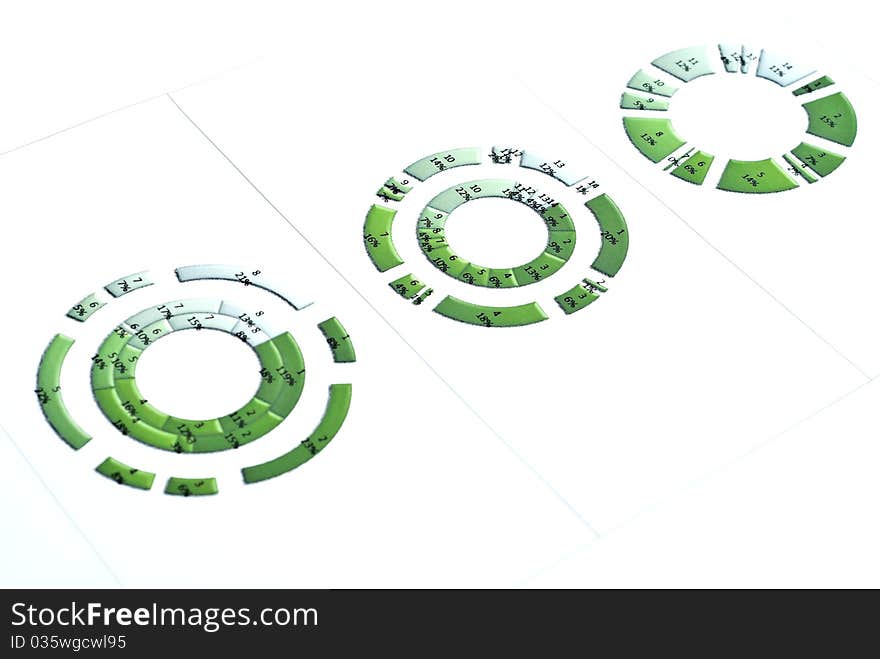 Business still-life with green diagram, chart and numbers. Business still-life with green diagram, chart and numbers