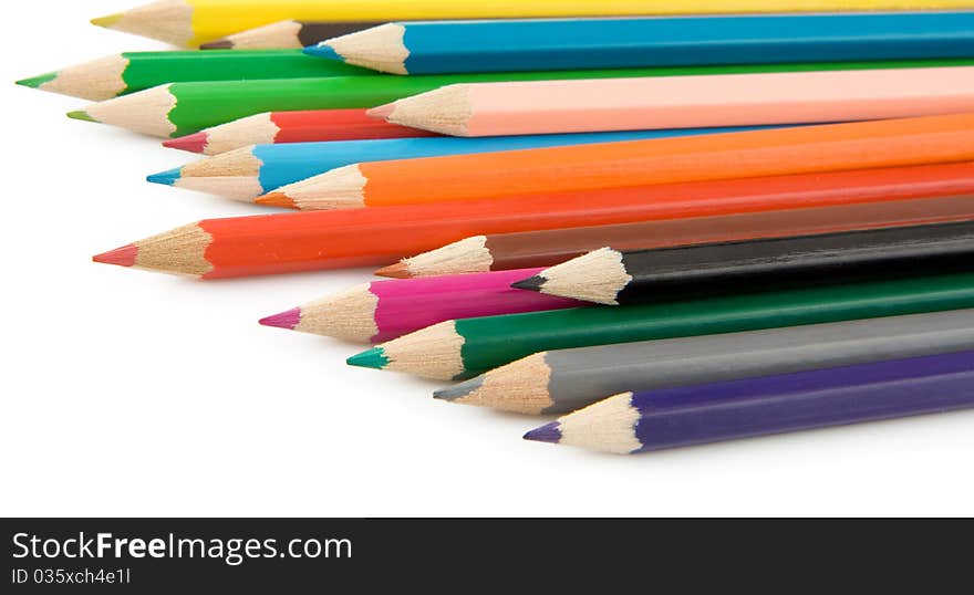 Pencil isolated on white background