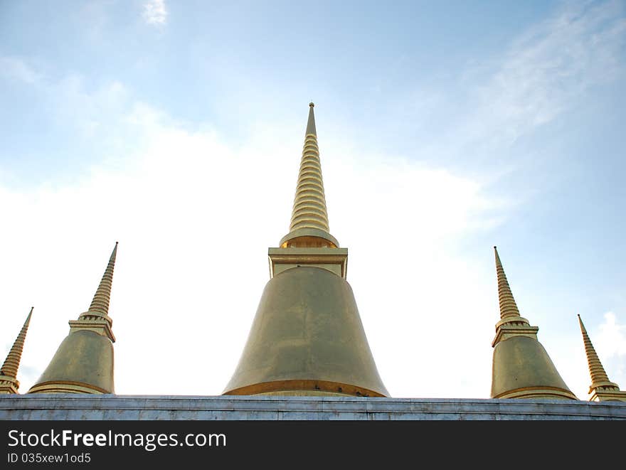 Five Golden Temple In Thailand