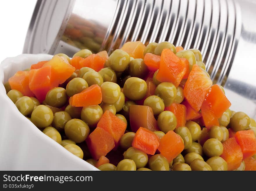 Canned peas