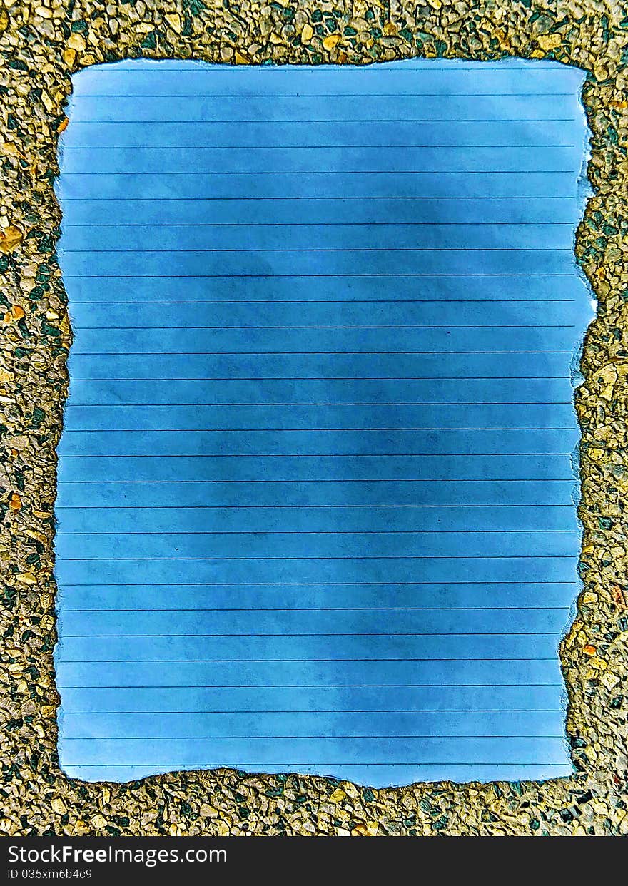 Blank note paper for note