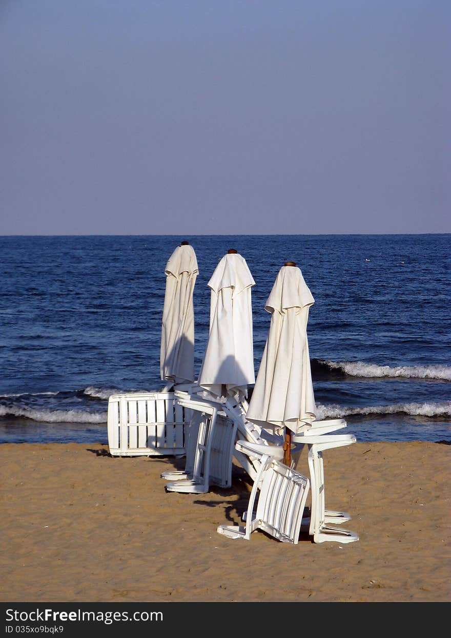 Empty beach