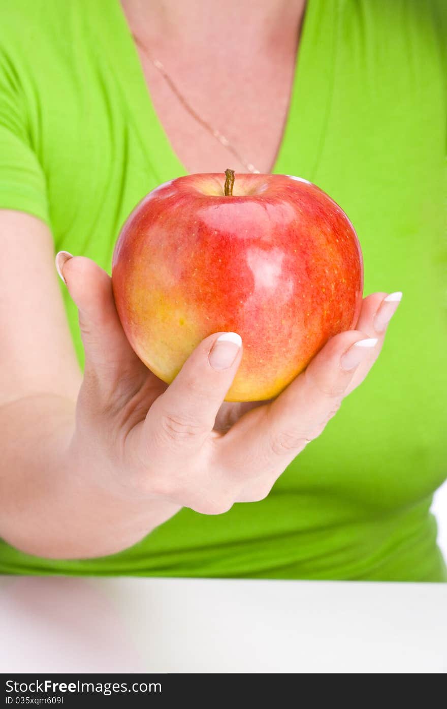 Apple In Hand