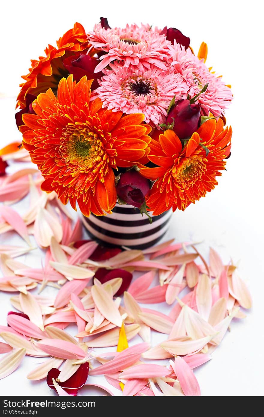 Flowers In A Vase.