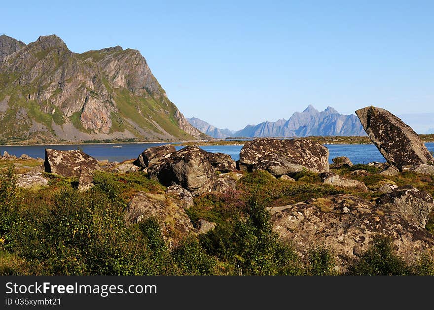 A quiet place in the nature in a european northern country