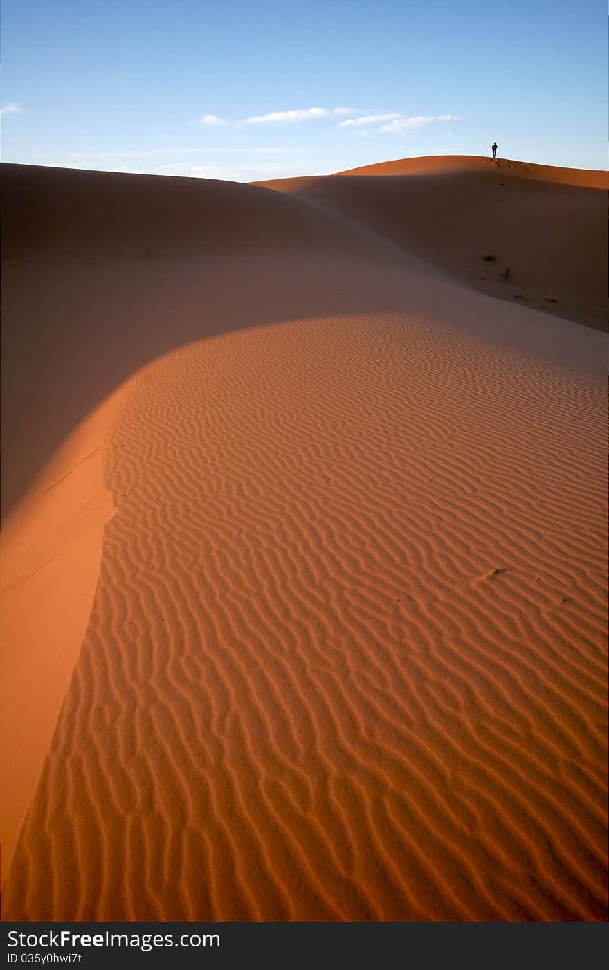 Alone in the desert