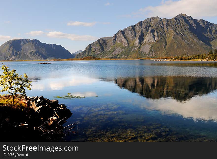 A quiet place in the nature in a european northern country