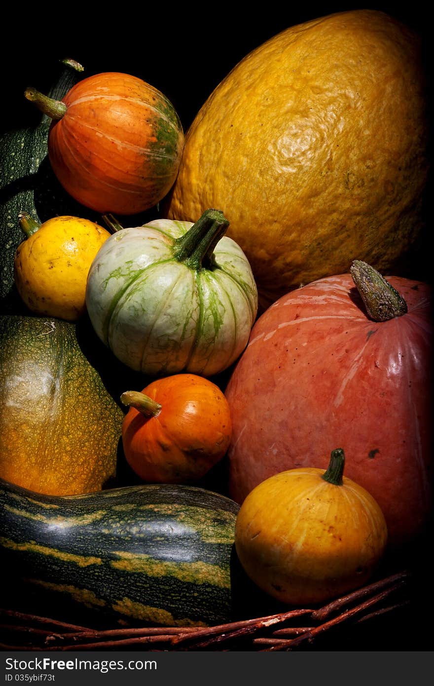 Vegetables In A Basket