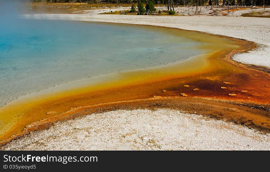 Sunset Lake, Yellowstone