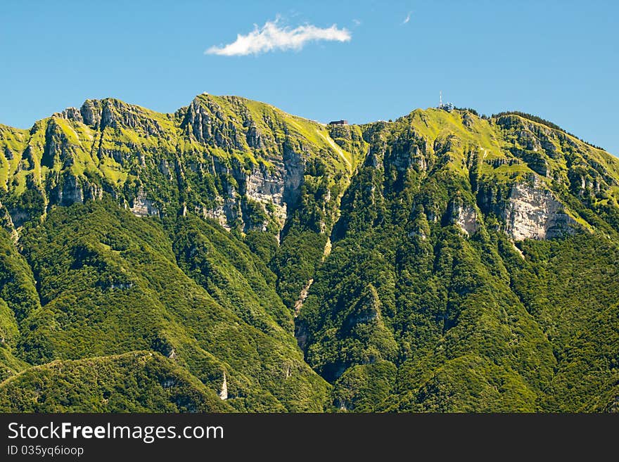 Panorama of mountains