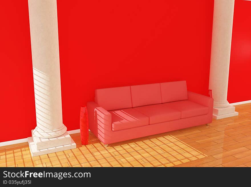 Sofa With Column