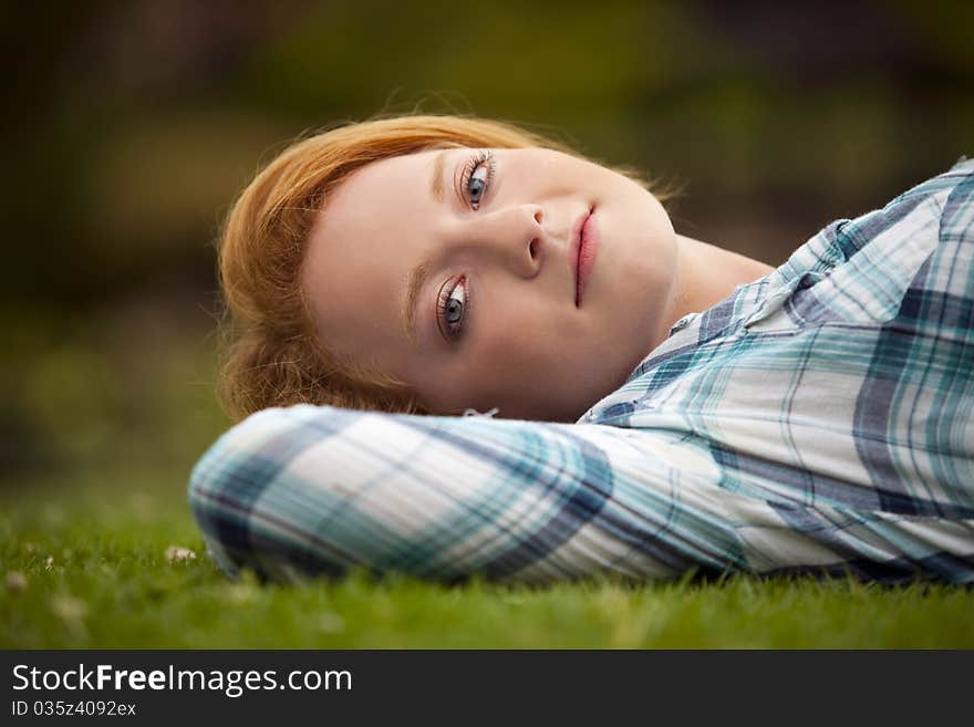 Woman relaxing