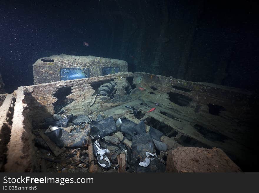 Wellington boots cargo of SS Thistlegorm.