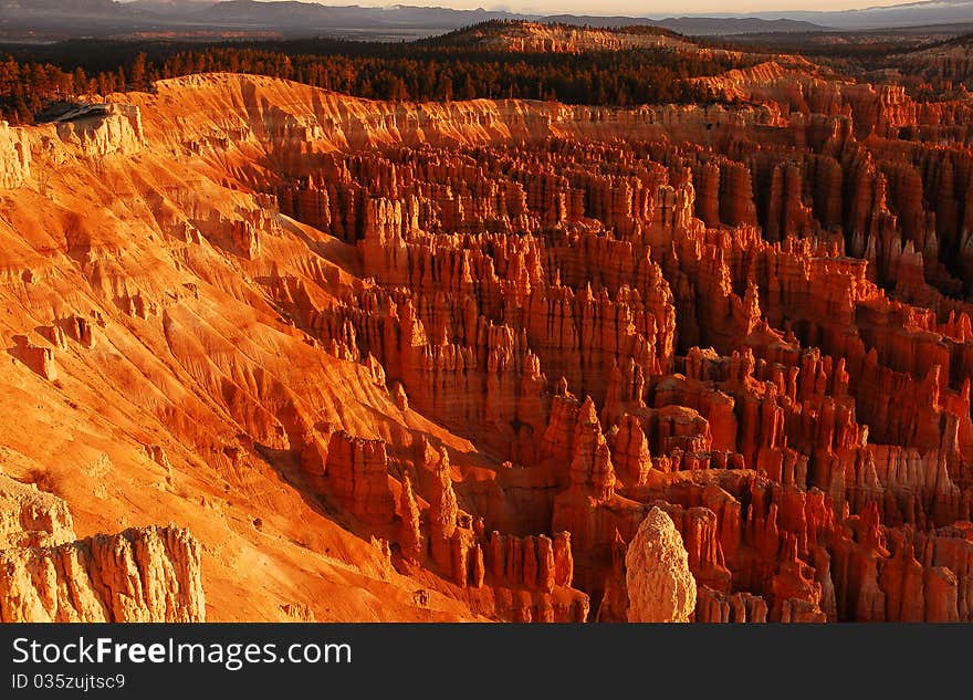 Sunrise in Bryce national park