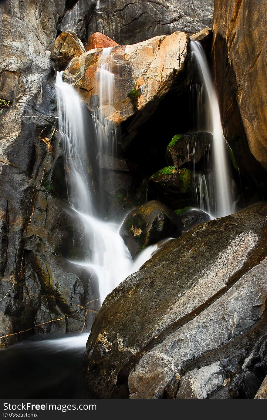 Bridalveil falls in yosemite national park. Bridalveil falls in yosemite national park