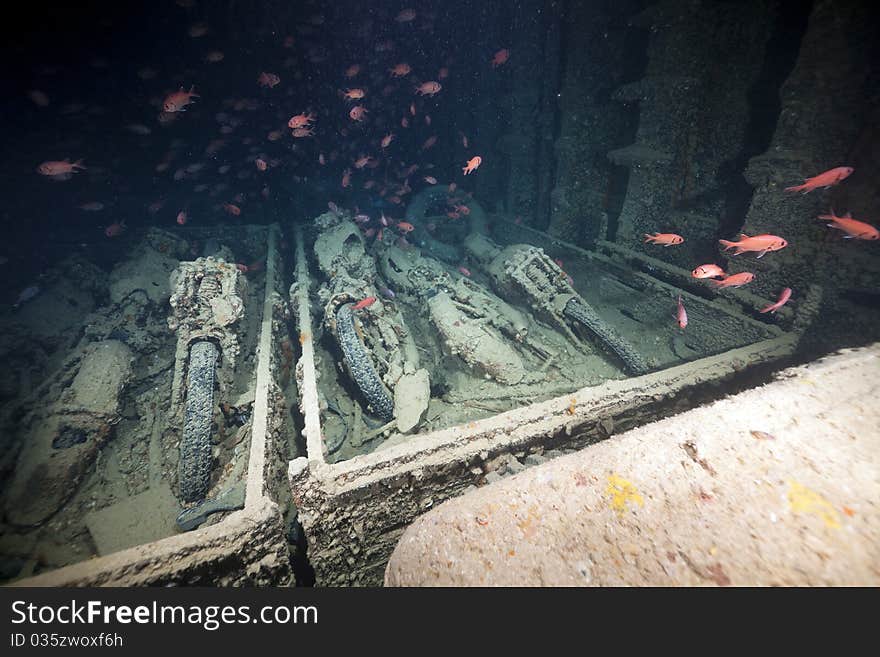 Norton 16H motorbikes cargo of the SS Thistlegorm.