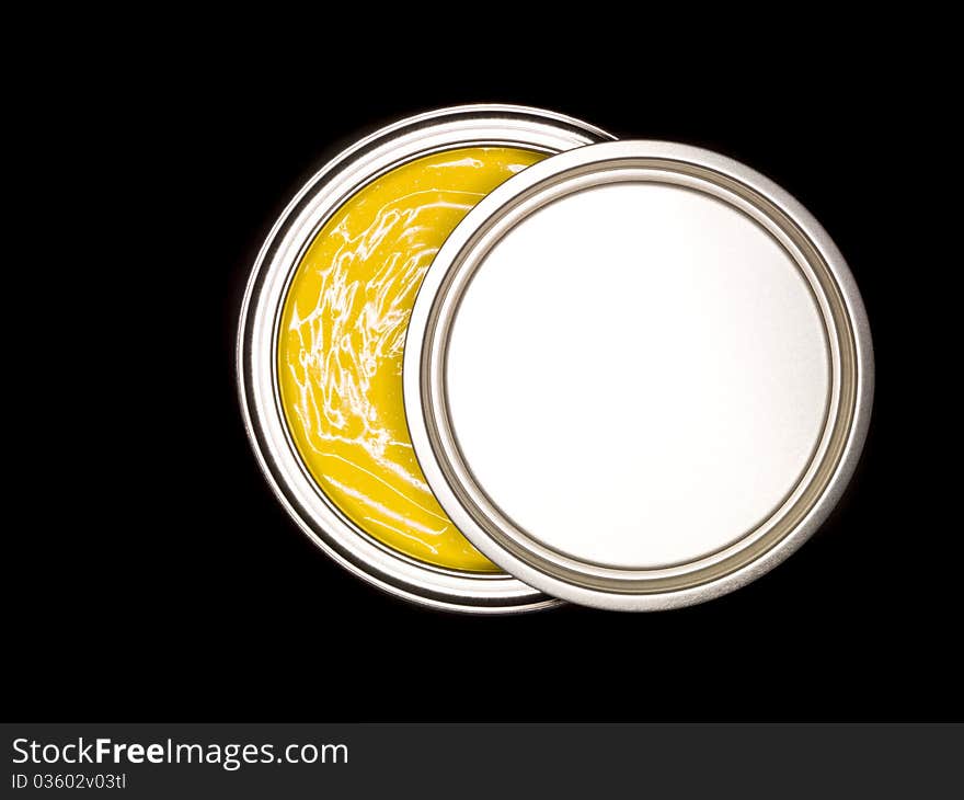 Yellow Paint can from above