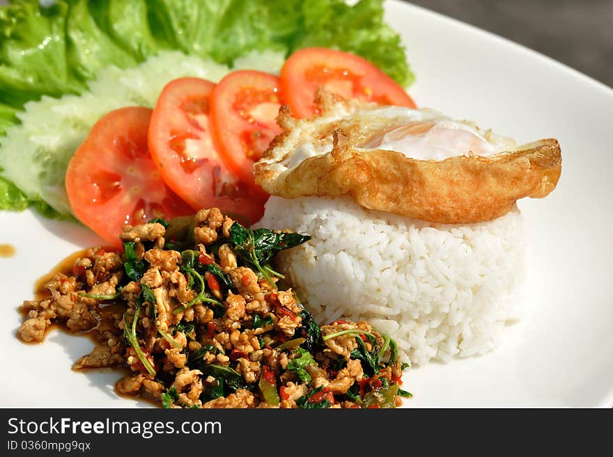 Thai spicy food