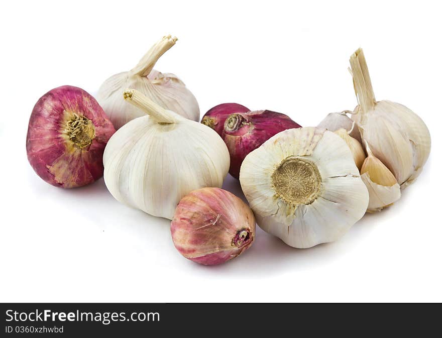 Garlic And Red Shallot