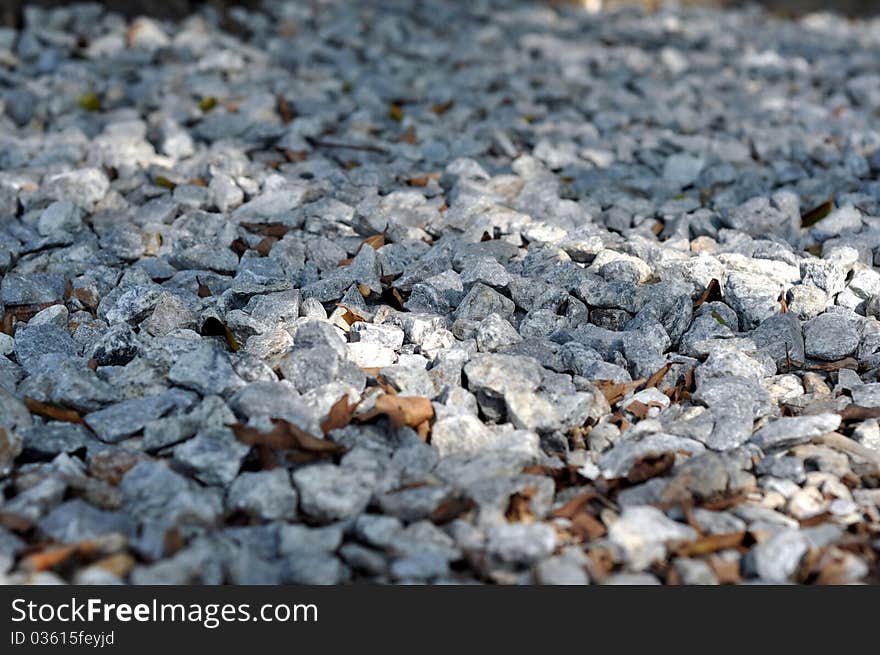 They are leaves and stones on the Zumiao Square