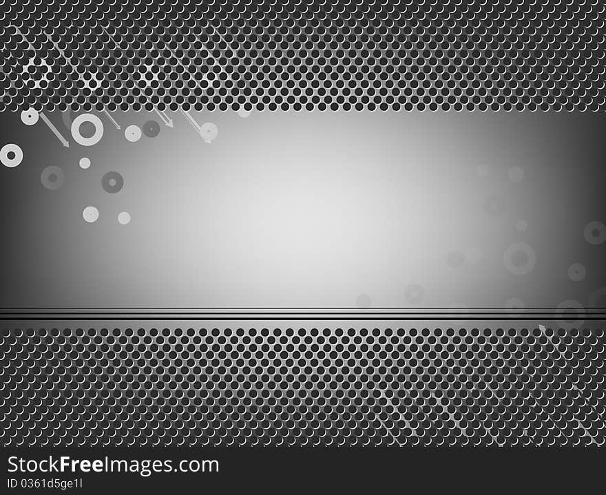 Metal abstract grey perforated background. Metal abstract grey perforated background