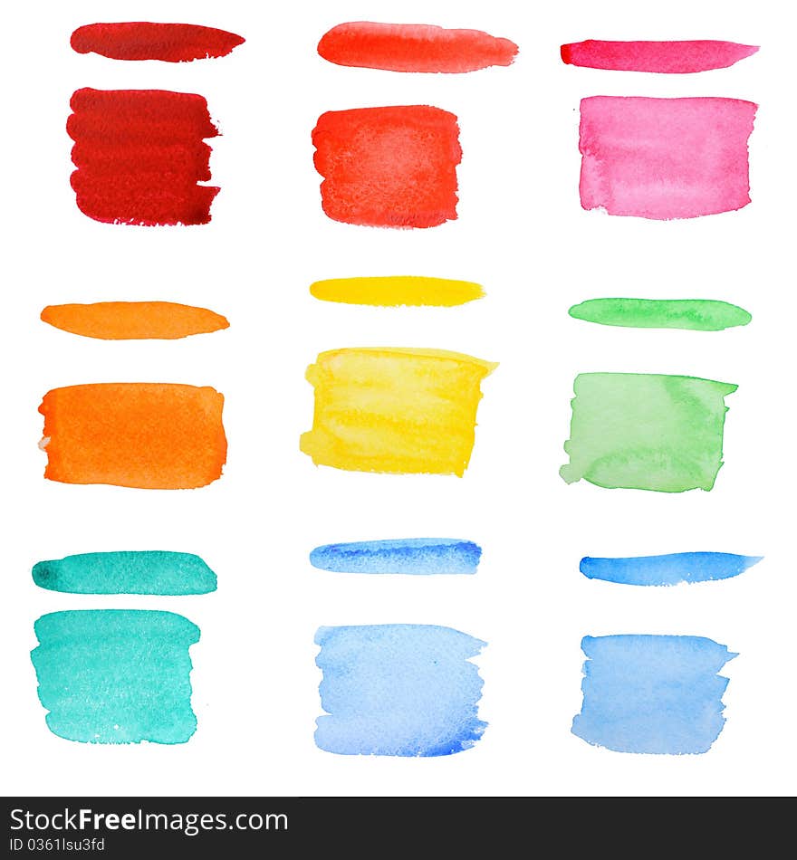 An image of a collection of bright colors