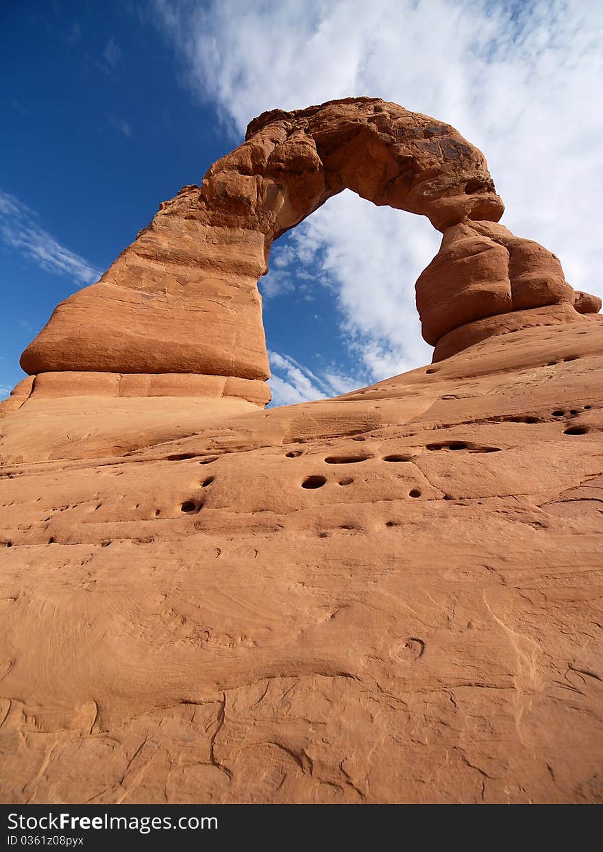 Strange rock formations at Arches National Park, USA. Strange rock formations at Arches National Park, USA