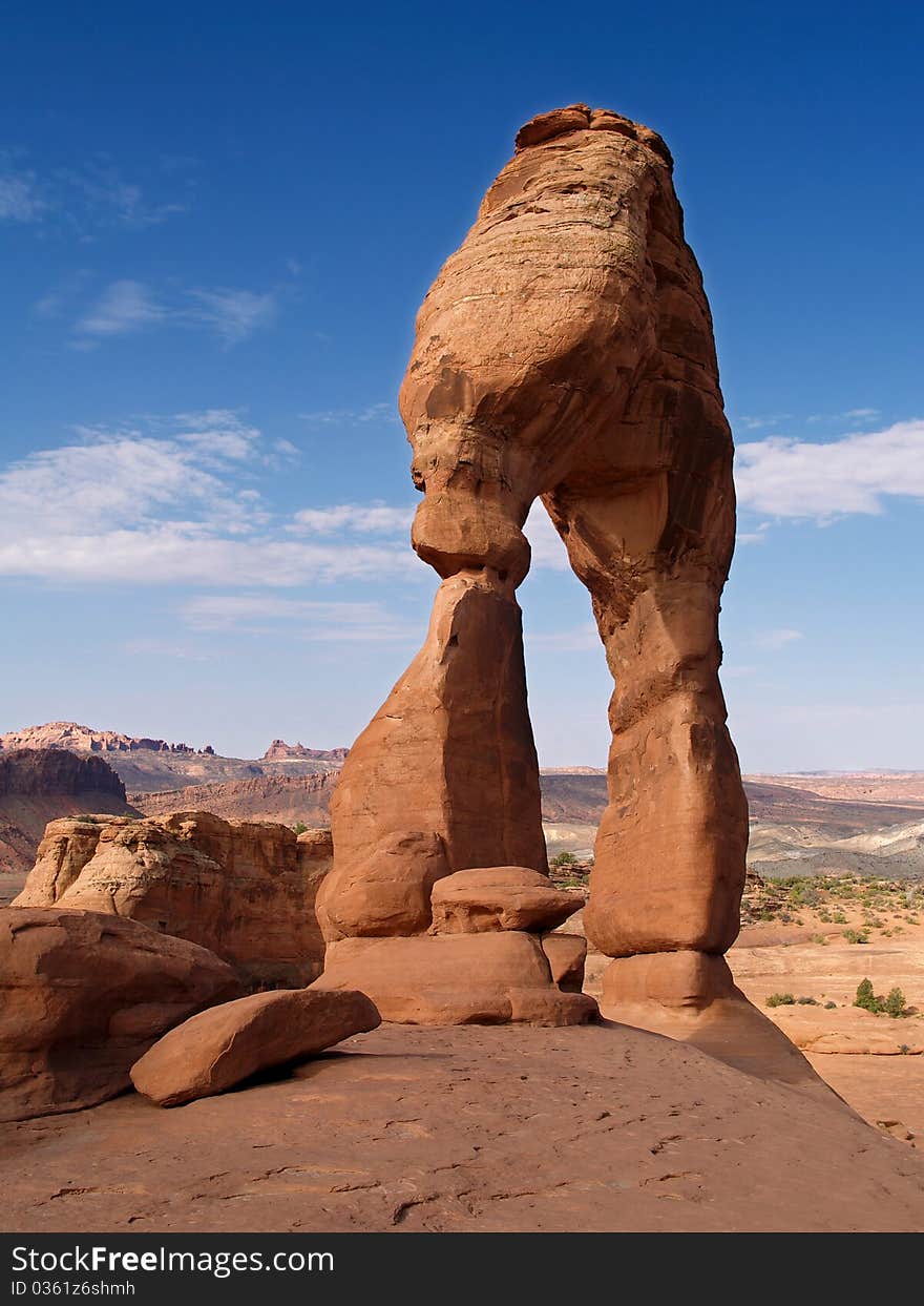 Strange rock formations at Arches National Park, USA. Strange rock formations at Arches National Park, USA